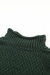 Oversized Chunky Batwing Long Sleeve Turtleneck Sweater